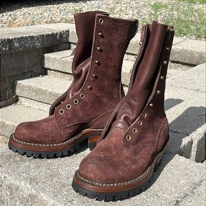 White’s Women’s Smokejumper 10” Brown Rough-out boot. Size 5E and 5EE